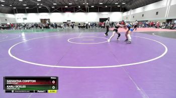135 lbs Cons. Round 4 - Samantha Compton, North Point vs Karli Sickles, Frontenac HS