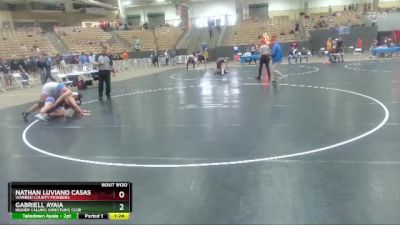 220 lbs Cons. Semi - Nathan Luviano Casas, Warren County Pioneers vs Gabriell Ayaia, Higher Calling Wrestling Club