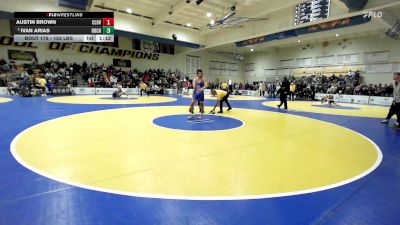 153 lbs Round Of 32 - Austin Brown, Clovis West vs Ivan Arias, Buchanan