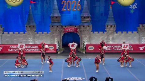Southeastern University [2026 Open All Girl Finals] 2026 UCA & UDA College Cheerleading and Dance Team National Championship