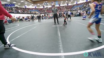 52 lbs Round Of 16 - Nolan Elwell, Mustang Bronco Wrestling Club vs Addilynn Quintero, Choctaw Ironman Youth Wrestling