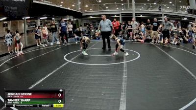 48 lbs Placement (4 Team) - Jordan Simone, PA Alliance vs Tanner Sharp, Iron Horse