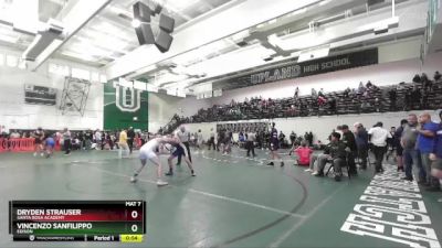 138 lbs 5th Place Match - Vincenzo Sanfilippo, Edison vs Dryden Strauser, Santa Rosa Academy