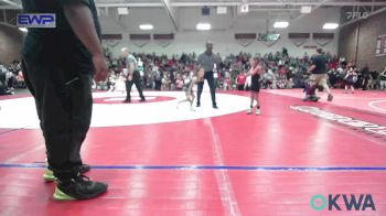 43-45 lbs Rr Rnd 2 - Piper Norrell, F-5 Grappling vs Aeryn Jackson, Locust Grove Youth Wrestling