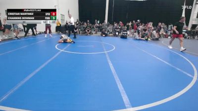 80 lbs Round 1 - Channing Bowman, POWA vs Cristian Martinez, GPS Blue