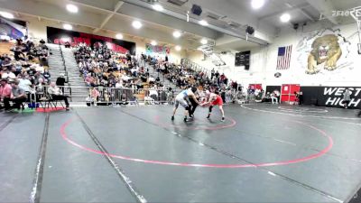 138 lbs Cons. Round 2 - Isaac Rivas, Mater Dei vs Jesus Sandoval, Littlerock