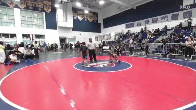 75 lbs Cons. Round 1 - Noah Choi, Rancho Bernardo WC vs Josiah Noriega, Powerline Wrestling