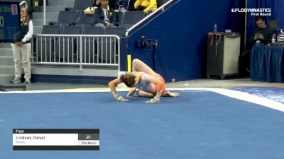 Lindsay Dwyer - Floor, Illinois - 2019 NCAA Gymnastics Regional Championships - Michigan