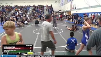 106 lbs Semifinal - Massimo Ortiz, Valdez WC vs Kael Alvarez, Mayfair High School Wrestling