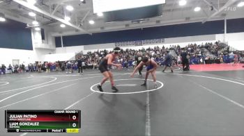 175 lbs Champ. Round 1 - Julian Patino, Ayala Wrestling vs Liam Gonzalez, Ramona