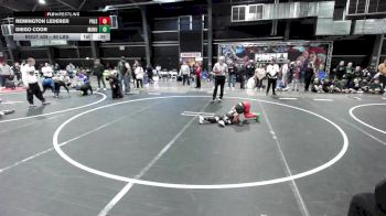 49 lbs 5th Place - Remington Lederer, Prescott Valley Bighorns vs Diego Coor, Manu WC
