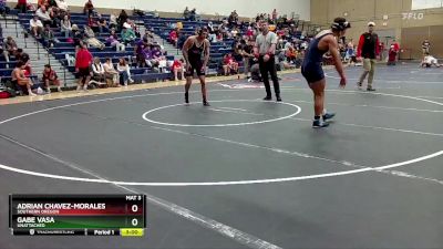 184 lbs Quarterfinal - Adrian Chavez-Morales, Southern Oregon vs Gabe Vasa, Unattached