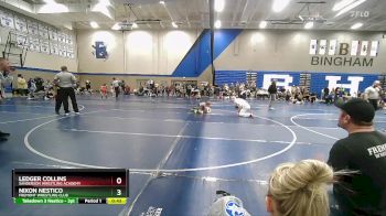 56 lbs Cons. Round 2 - Ledger Collins, Sanderson Wrestling Academy vs Nixon Nestico, Fremont Wrestling Club