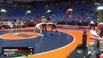 120 lbs Finals (8 Team) - Noah Woods, Washington vs Joshua Vasquez, Lombard (Montini)