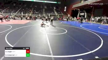 63 lbs Quarterfinal - Arlo Unger, Northeast Colorado Elite vs Gunnar Eckenrod, Eastside United
