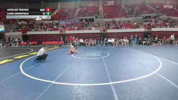 126 lbs Round 2 - Quarters & 1st Wb (16 Team) - Achilles Trevino, Mission Sharyland vs Laird Greenfield, Dallas Highland Park