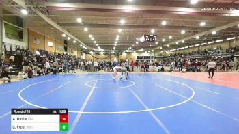 132 lbs Round Of 16 - Anthony Basile, Xavier vs Caden Frost, Bonny Eagle