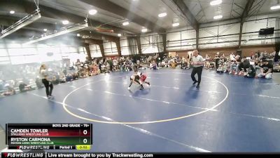 75+ 1st Place Match - Camden Towler, Stallions Wrestling Club vs Ryston Carmona, Payson Lions Wrestling Club