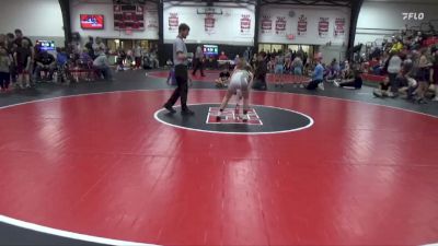 41 lbs Round 4 - Jaxyn Jones, Mediapolis Youth Wrestling vs Karver Monroe, Camp Point Central