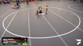 44-47 lbs Champ. Round 1 - Dominic Studanski, Minnesota vs Percy Pimental, Minnesota