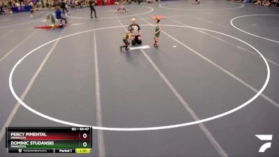 44-47 lbs Champ. Round 1 - Dominic Studanski, Minnesota vs Percy Pimental, Minnesota