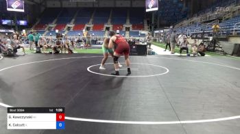 220 lbs Cons Semi - Garett Kawczynski, Wisconsin vs Kai Calcutt, Illinois