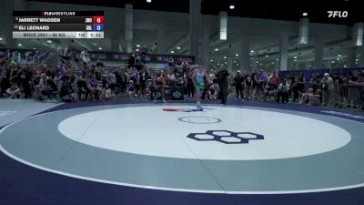 86 kg Cons. Semis - Jarrett Wadsen, Jackrabbit Wrestling Club vs Eli Leonard, SWA/Gorilla Lab