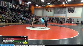 G-30 lbs Round 2 - Lauren Schulte, Cedar Rapids Jefferson vs Rylee Ostroviak, Cedar Rapids Kennedy