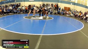 175 lbs Quarters & Wb (16 Team) - Kadyn O`Neal, Mishawaka vs Brayden Isley, Franklin Community