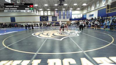 132 lbs Round Of 32 - Anthony Olaes, Mayo Quanchi vs Angel Stimson, Silverback Wrestling Club