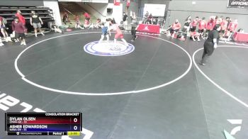 190 lbs Round 4 (16 Team) - Dylan Olsen, CMWA-GR vs Asher Edwardson, NAWA-GR