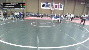 150 lbs Quarterfinal - Garrison Sartain, Edmond North vs Rowdy Narron, St. Michael The Archangel