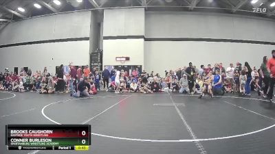 55 lbs Cons. Round 2 - Conner Burleson, Spartanburg Wrestling Academy vs Brooks Caughorn, Eastside Youth Wrestling