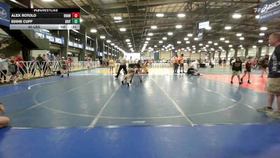 60 lbs Rr Rnd 1 - Alex Rotolo, Brawler Elite vs Eddie Cuff, Grit Mat Club Blue