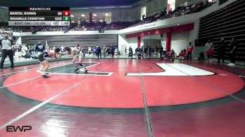 110 lbs Rr Rnd 3 - Bristol Norris, Edmond North Girls vs Issabelle Christian, Cache High School Girls