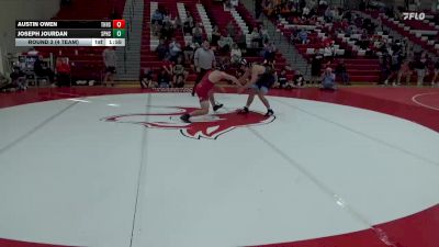 157 lbs Round 3 (4 Team) - Austin Owen, Thompson HS vs Joseph Jourdan, Spain Park Hs