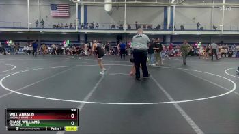 100 lbs Round 8 (10 Team) - Chase Williams, Team Shutt vs Will Abbaud, AACo All-Stars