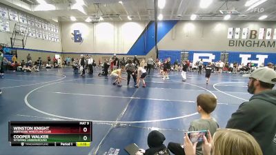 92 lbs Quarterfinal - Winston Knight, Northside Wrestling Club vs Cooper Walker, Wyoming Underground