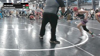 104 lbs Round 3 (12:30 Saturday) - Briana Stetson, Misfits vs Mia Williams, Minnesota Funky Singlets