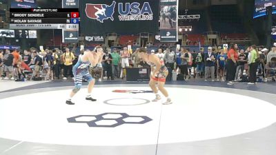175 lbs Champ. Rd Of 32 - Brody Sendele, Illinois vs Nolan Savage, Pennsylvania