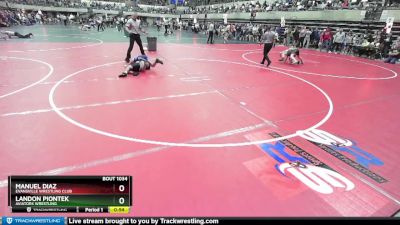 90 lbs Champ. Round 1 - Manuel Diaz, Evansville Wrestling Club vs Landon Piontek, Aviators Wrestling