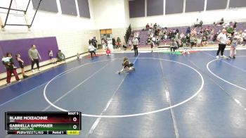 42-47 lbs Quarterfinal - Gabriella Gappmaier, Victory Wrestling vs Blaire McKeachnie, JWC