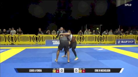 Erik N Nicholson vs Louis A Fonda 2025 Pan IBJJF Jiu-Jitsu No-Gi Championship