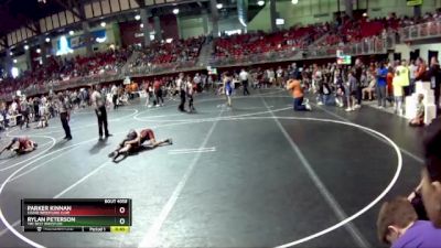 90 lbs Champ. Round 1 - Parker Kinnan, Cozad Wrestling Club vs Rylan Peterson, The Best Wrestler