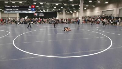 110 lbs Cons. Semis - Alexa Thomas, Avila Combat Laboratories vs Jayden Keller, The Nest Wrestling Club