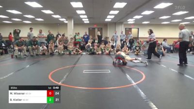 85 lbs Rr Rnd 2 - Mason Wisener, St. Vincent Saint Mary K-6 Community vs Brayden Kistler, Belle Vernon K-6 Community