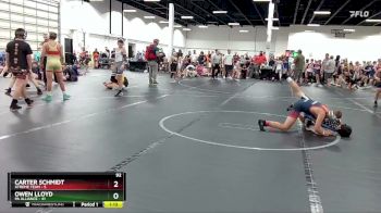 92 lbs Round 3 (6 Team) - Owen Lloyd, PA Alliance vs Carter Schmidt, Xtreme Team