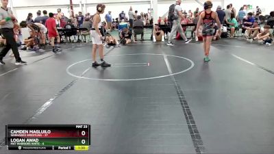 84 lbs Round 2 (6 Team) - Camden Magluilo, Warhawks Wrestling vs Logan Awad, Mat Warriors White