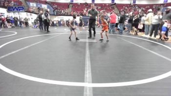 49 lbs Round Of 16 - Caleb Cabrera, Dumas Wrestling Club vs Nash Davis, Choctaw Ironman Youth Wrestling