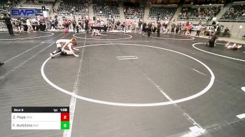 88 lbs Round Of 16 - Zander Pope, Keystone Wrestling Club vs Fisher Hutchins, Salina Wrestling Club